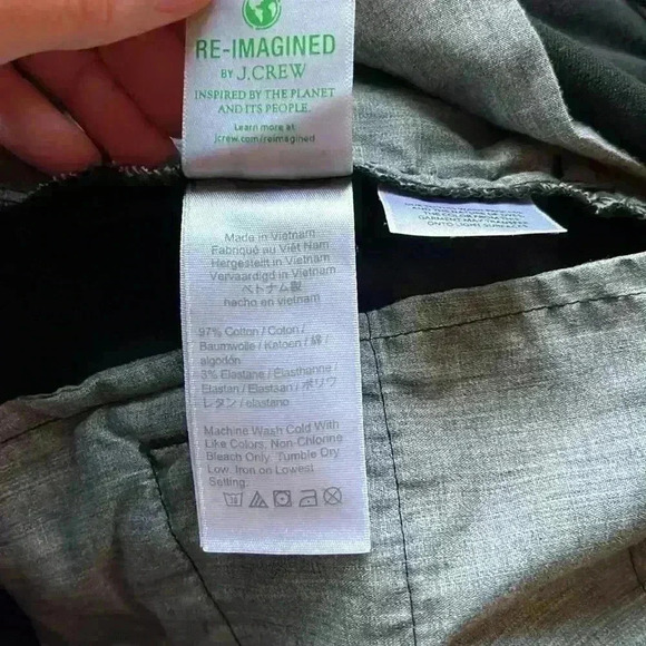 EUC J. Crew Capeside Pleated Chino Wide Leg High Rise Pant Women’s Sz 2 Petite - Picture 10 of 12